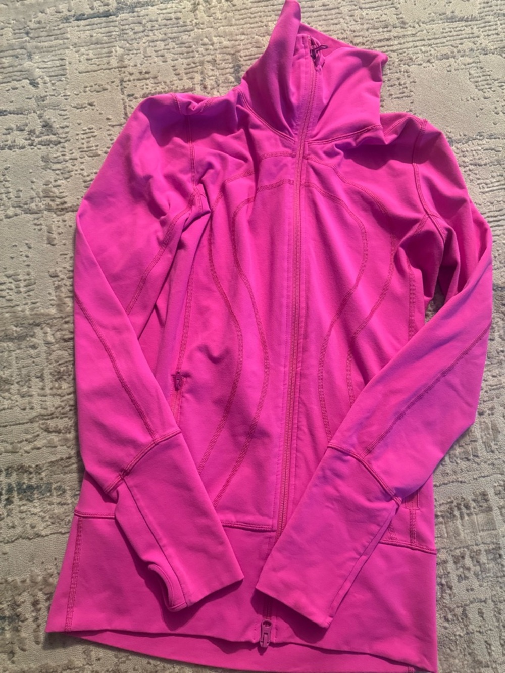 lululemon athletica Bright Pink Full‑Zip Bomber Jacket